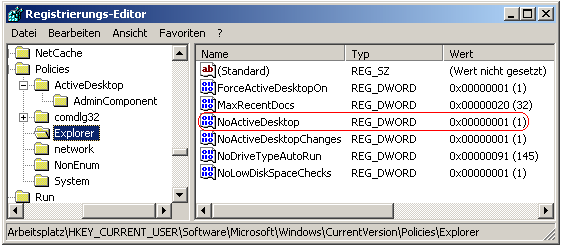 NoActiveDesktop
