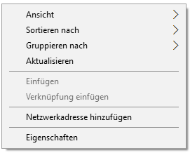 Kontextmenü "Dieser PC"