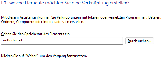 Neue Verknüpfung
