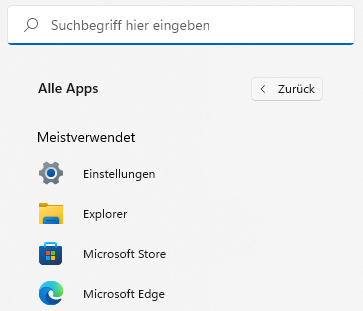 Meistverwendet