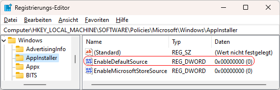 EnableDefaultSource