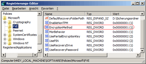 EncryptionMethod