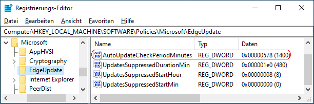 AutoUpdateCheckPeriodMinutes