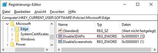 Disable3DAPIs