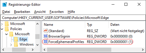 ForceEphemeralProfiles