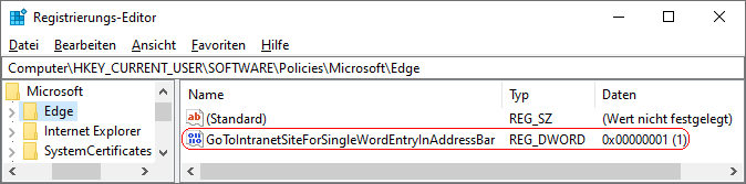GoToIntranetSiteForSingleWordEntryInAddressBar