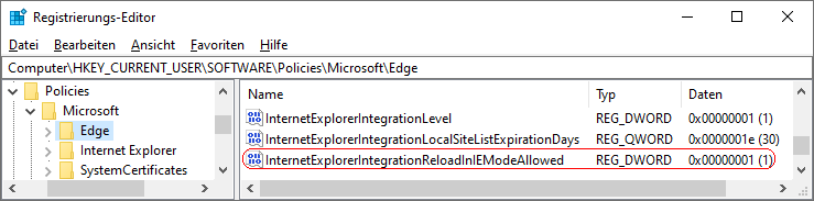 InternetExplorerIntegrationReloadInIEModeAllowed