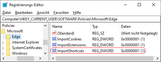 ImportShortcuts