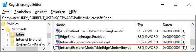 InternetExplorerModeTabInEdgeModeAllowed