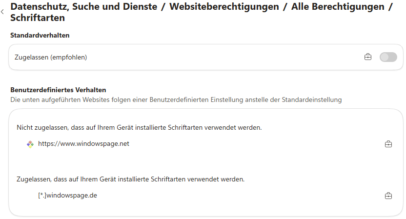 Schriftarten