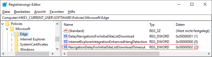 NavigationDelayForInitialSiteListDownloadTimeout