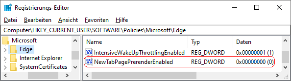 NewTabPagePrerenderEnabled