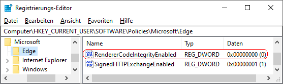 RendererCodeIntegrityEnabled