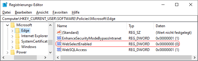 WebSelectEnabled