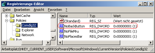 NoBackButton