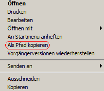 Kontextmenü