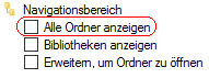 Ordneroptionen