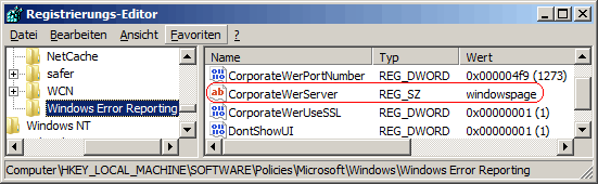 CorporateWerServer