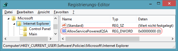 AllowServicePoweredQSA