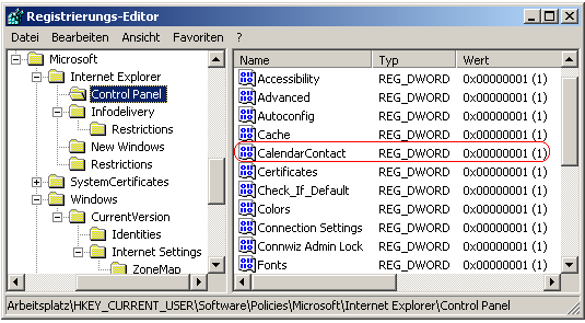 CalendarContact