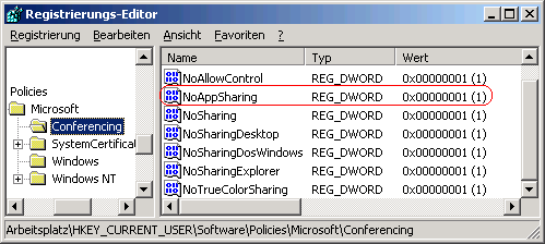 NoAppSharing