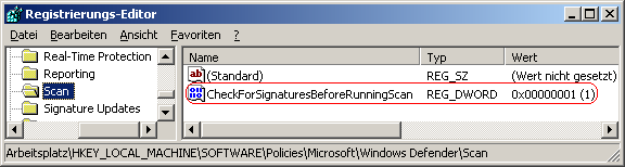 CheckForSignaturesBeforeRunningScan