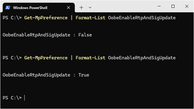 Get-MpPreference