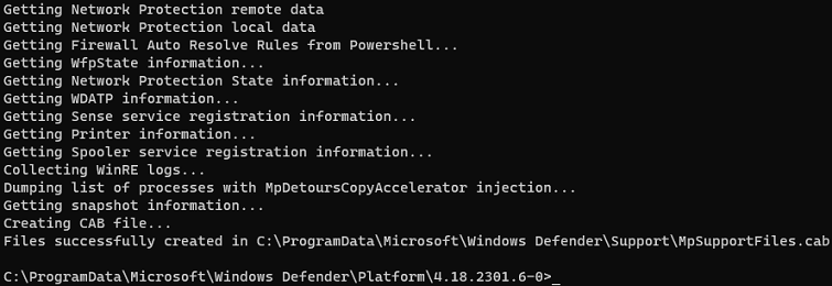 mpcmdrun.exe -GetFiles