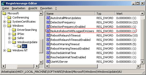 NoAutoRebootWithLoggedOnUsers