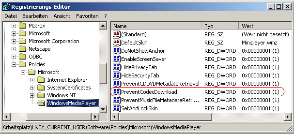 PreventCodecDownload