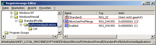 AllowUserPrefMerge