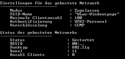 show hostednetwork