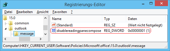 DisableReadingPaneCompose