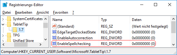 EnableSpellchecking