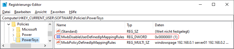 MwbDisableUserDefinedIpMappingRules