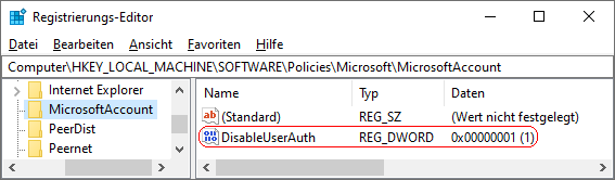 DisableUserAuth