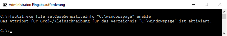 setCaseSensitiveInfo