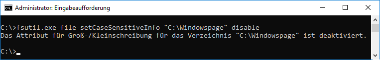 setCaseSensitiveInfo