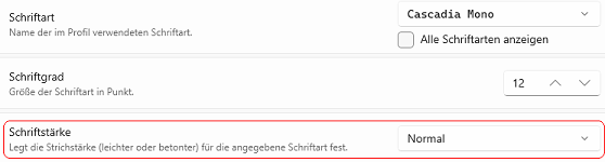 Einstellungen