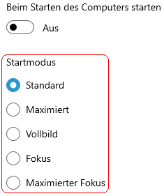 Beim Starten des Computers starten