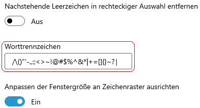 Worttrennzeichen