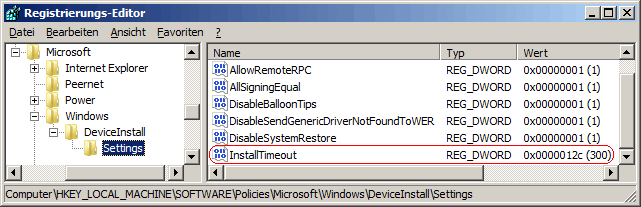 InstallTimeout