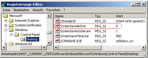 ScreenSaveActive