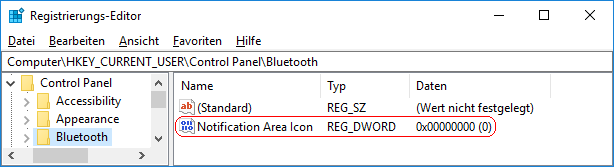 Notification Area Icon