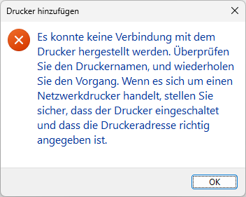 Drucker hinzuf&uuml;gen