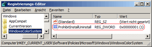 ProhibitInstallUninstall