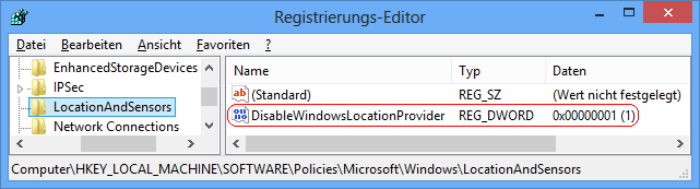 DisableWindowsLocationProvider
