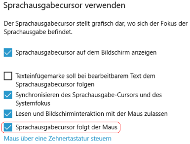 Sprachausgabe
