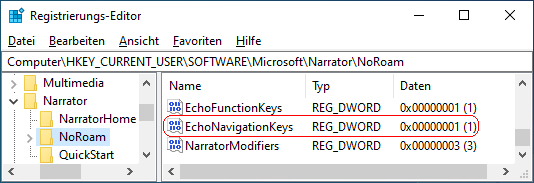 EchoNavigationKeys