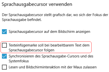 Sprachausgabe